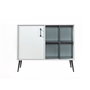Hanah Home Şile 4112 Consola Blanco y Antracita